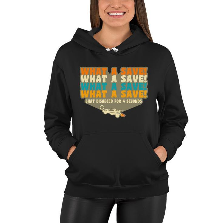 What A Save Rocket Soccer Women Hoodie