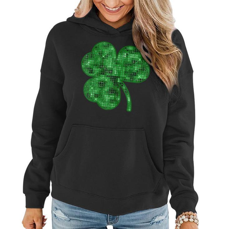 Womens St Patricks Day Shamrock Lucky Green  Women Hoodie Graphic Print Hooded Sweatshirt
