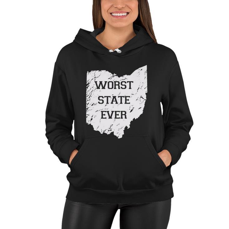 Worst State Ever Ohio Sucks Tshirt Women Hoodie