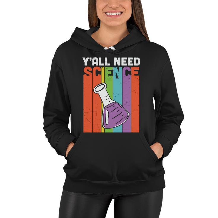 Y’All Need Science Chemistry Teacher Graphic Plus Size Shirt For Teacher Female Women Hoodie