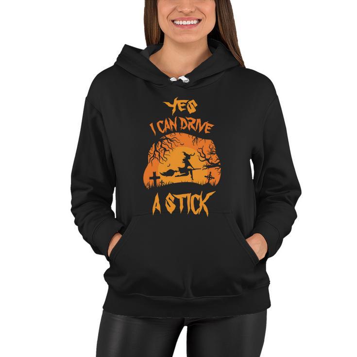 Yes I Can Drive A Stick Halloween Quote V3 Women Hoodie