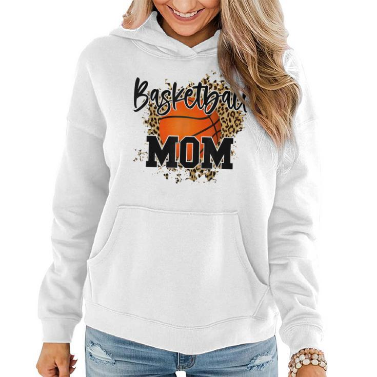 Basketball Mom  Mom Game Day Outfit Mothers Day Gift  Women Hoodie Graphic Print Hooded Sweatshirt