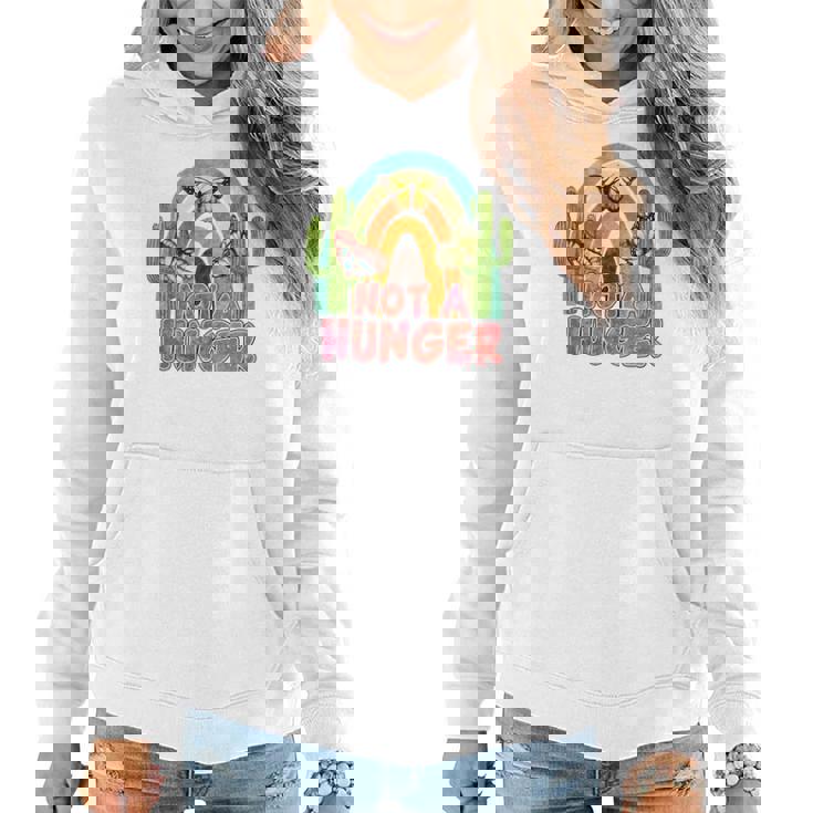 Boho Vintage Not A Hunger Cactus Retro Women Hoodie Graphic Print Hooded Sweatshirt