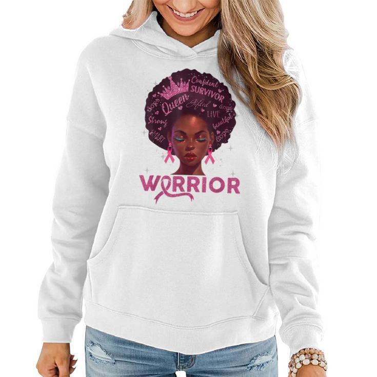 Breast Cancer Awareness Warrior Fighter Pink Ribbon Women  V3 Women Hoodie Graphic Print Hooded Sweatshirt