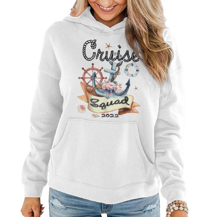 Cruise Squad 2022 Funny Family Matching Cruise Vacation  Women Hoodie Graphic Print Hooded Sweatshirt