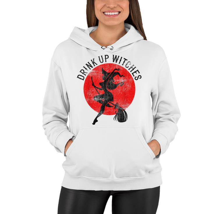 Drink Up Witches  Funny Witch Costume  Halloween  Women Hoodie