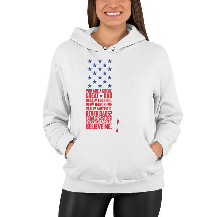 Funny Great Dad Donald Trump Fathers Day Gift Tee Women Hoodie