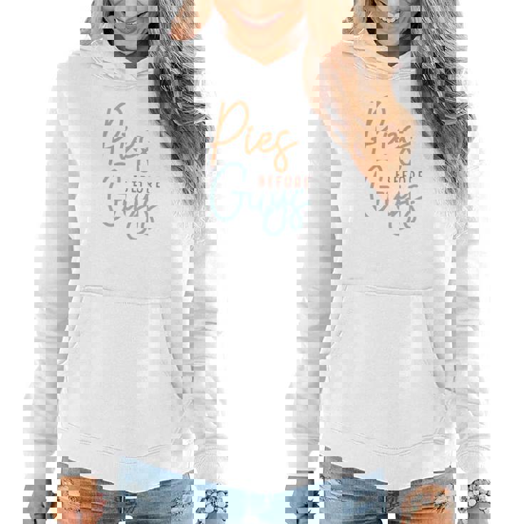 Funny Thanksgiving Pies Before Guys Women Hoodie Graphic Print Hooded Sweatshirt