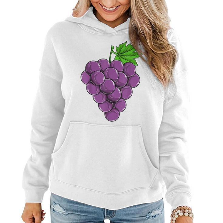 Grape Fruit Easy Lazy Diy Halloween Costume Women Girls Kids  Women Hoodie Graphic Print Hooded Sweatshirt