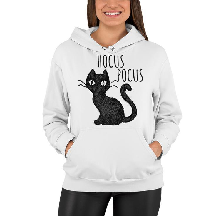 Halloween  For Cat Lovers | Hocus Pocus Black Cat  Women Hoodie