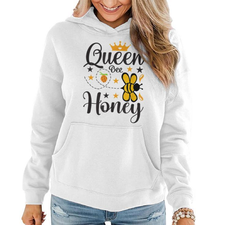 Queen Bee Black Girl Magic Melanin Women Afro American  Women Hoodie Graphic Print Hooded Sweatshirt