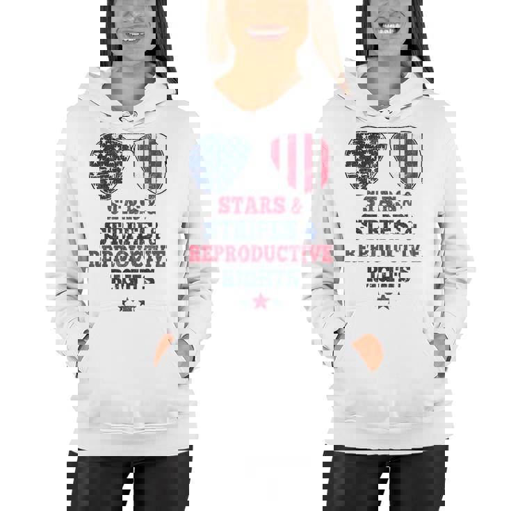 Stars Stripes Reproductive Rights American Flag 4Th Of July  Women Hoodie