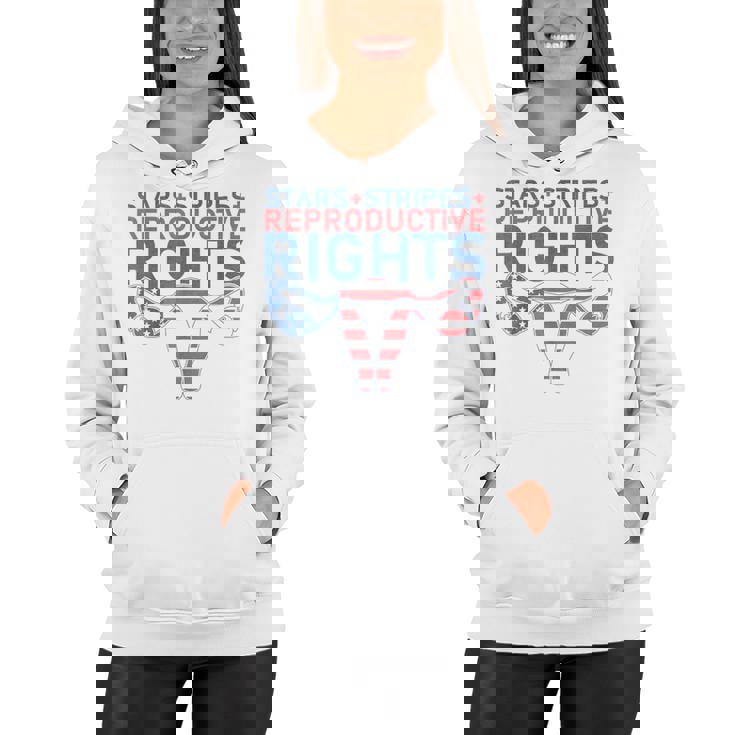 Stars Stripes Reproductive Rights Patriotic 4Th Of July  V22 Women Hoodie