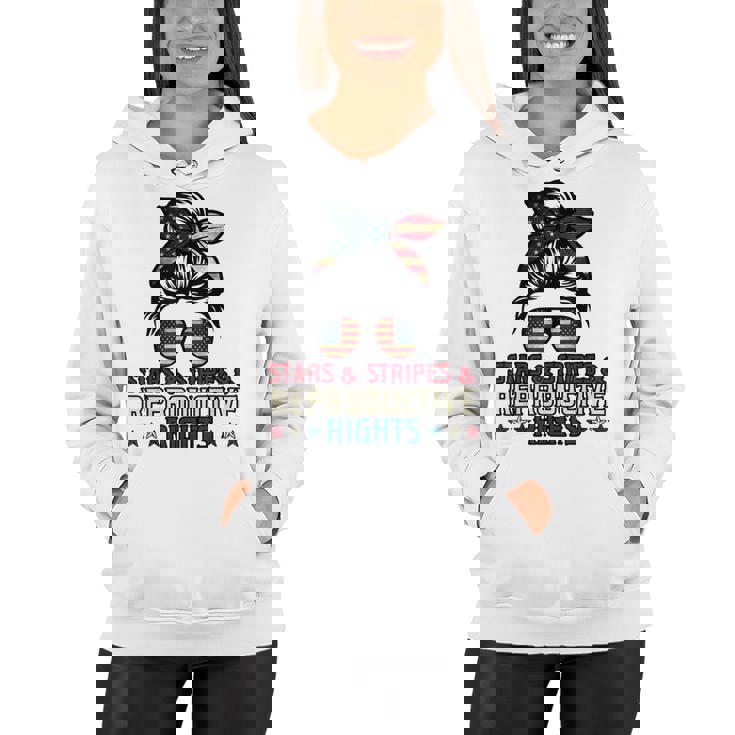 Stars Stripes Reproductive Rights Patriotic 4Th Of July  V5 Women Hoodie