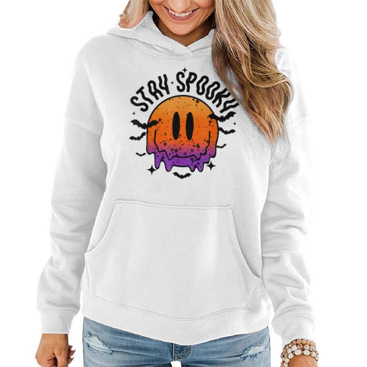 Stay Spooky Pumpkin Halloween   Women Hoodie Graphic Print Hooded Sweatshirt