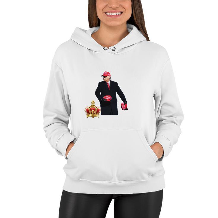 The Great Maga King Trump 2024 Usa Tshirt Women Hoodie