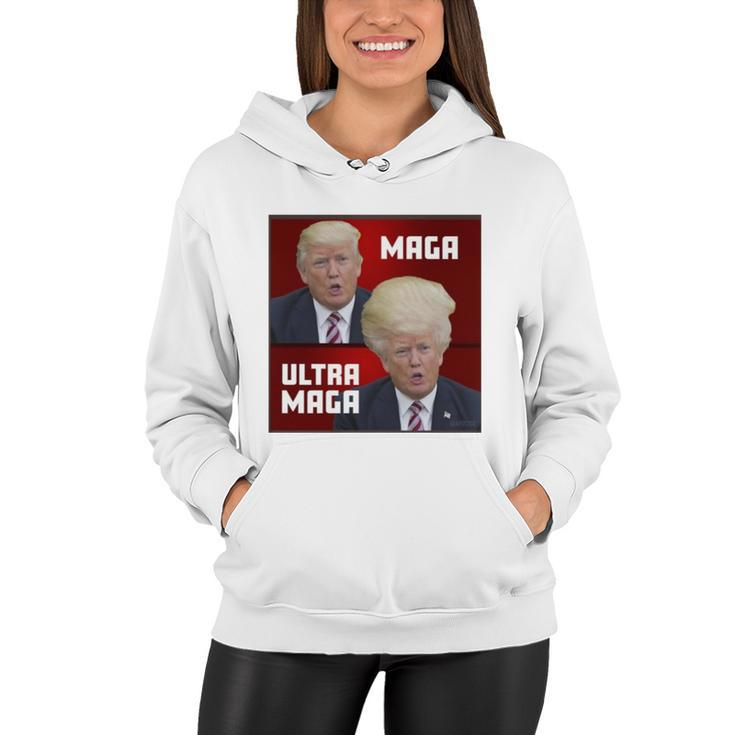 Ultra Maga Donald J Trump Ultra Maga Tshirt Women Hoodie