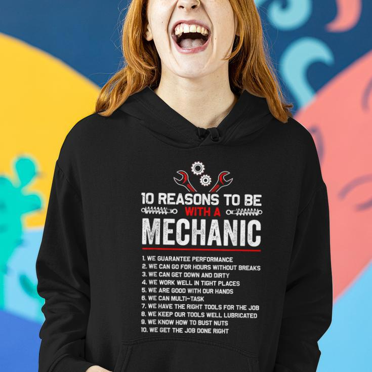 10 Reasons To Be With A Mechanic For Men Car Mechanics Women Hoodie Gifts for Her