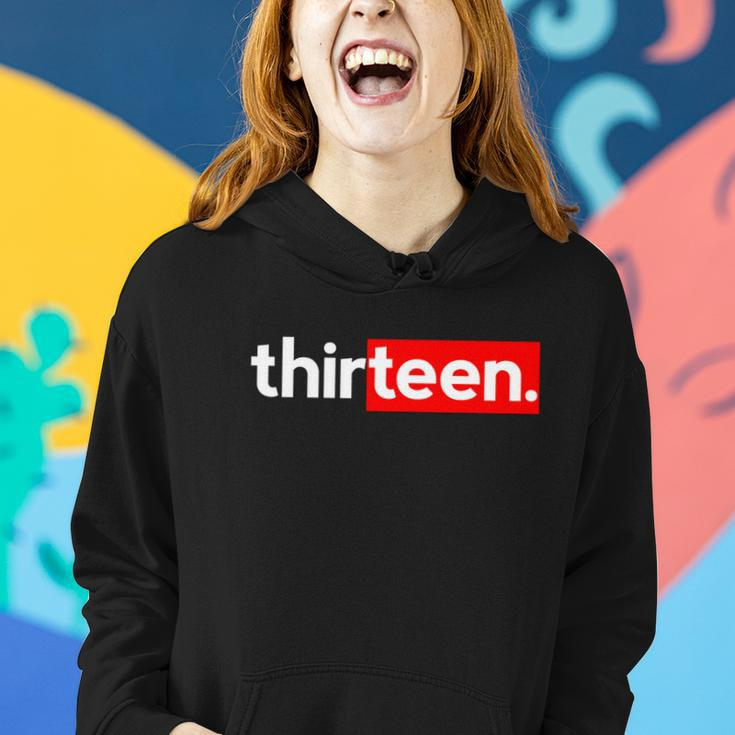 13Th Birthday For Boys Thirteen Him Age 13 Year Party Teen Cute Gift Women Hoodie Gifts for Her