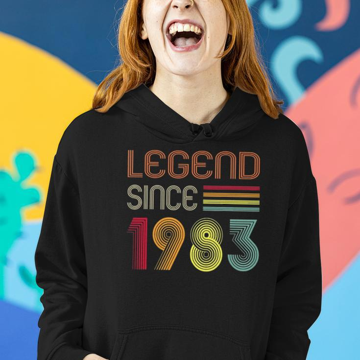 39 Year Old Gifts Legend Since 1983 39Th Birthday Retro Women Hoodie Gifts for Her
