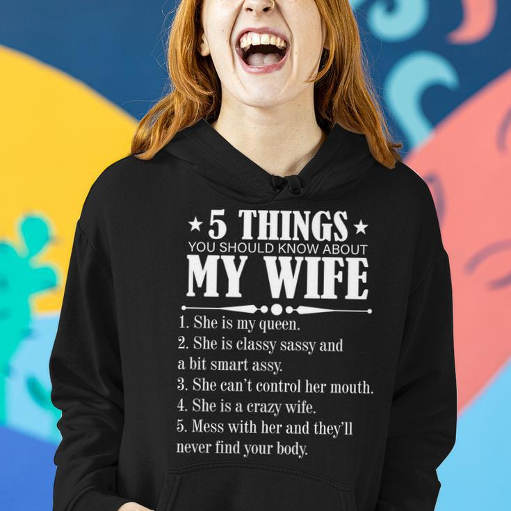 5 Things You Should Know About My Wife Funny Tshirt Women Hoodie Gifts for Her
