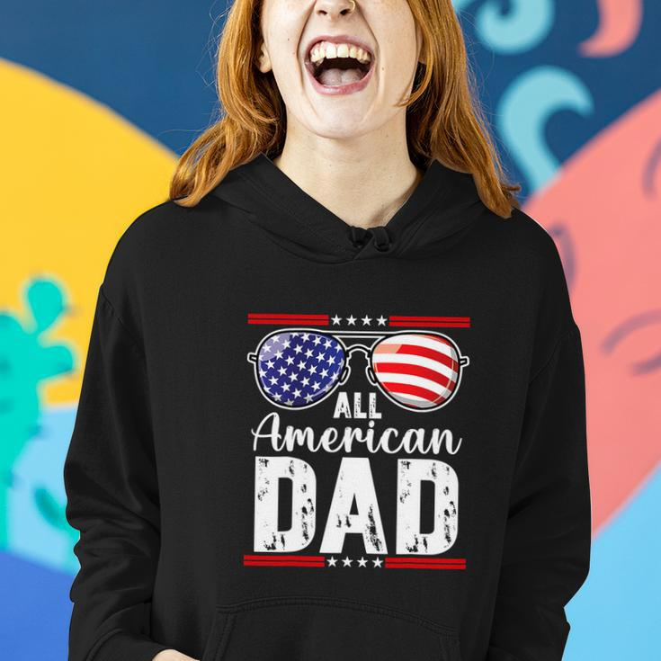 All American Dad Shirt Fourth 4Th Of July Sunglass Women Hoodie Gifts for Her