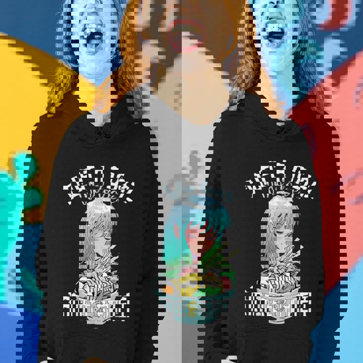 Anime Girl Just A Girl Who Loves Anime And Ramen Women Hoodie Gifts for Her