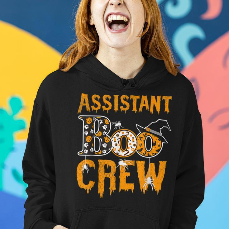 Assistant Teacher Boo Crew Halloween Assistant Teacher Women Hoodie Gifts for Her