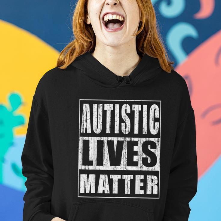 Autistic Lives Matter Funny Autism Supporter Gift Tshirt Women Hoodie Gifts for Her
