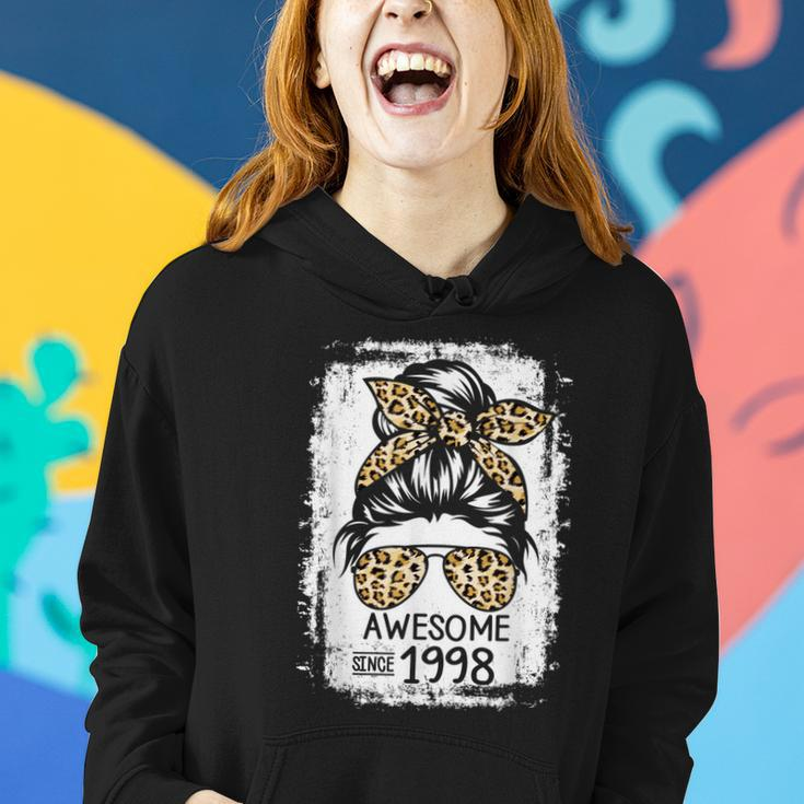 Awesome Since 1998 Vintage 1998 24Th Birthday 24 Years Old Women Hoodie Gifts for Her