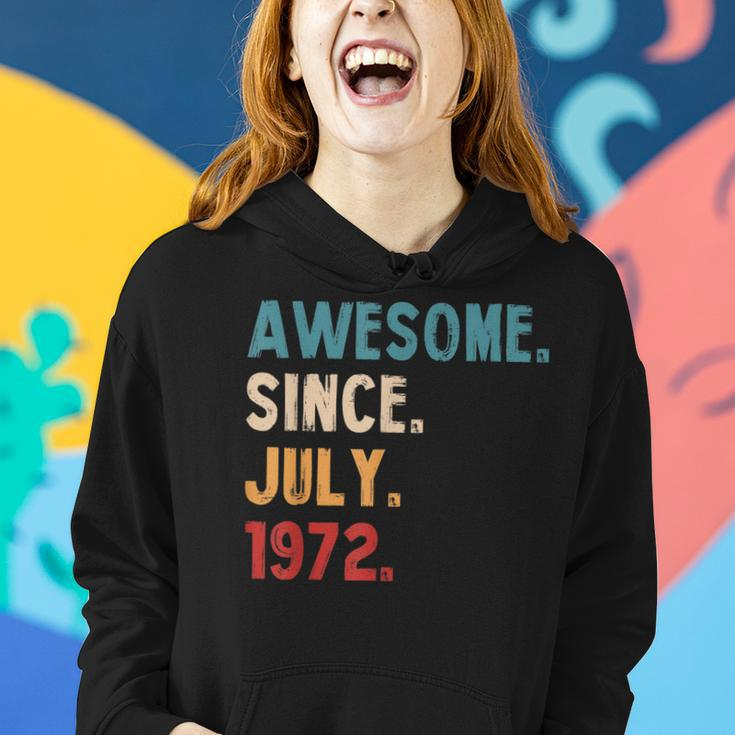 Awesome Since July 1972 Vintage 50Th Birthday V2 Women Hoodie Gifts for Her
