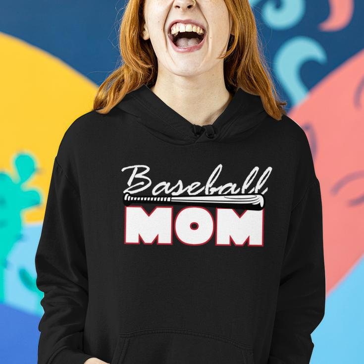 Baseball Mom Bat Logo Women Hoodie Gifts for Her