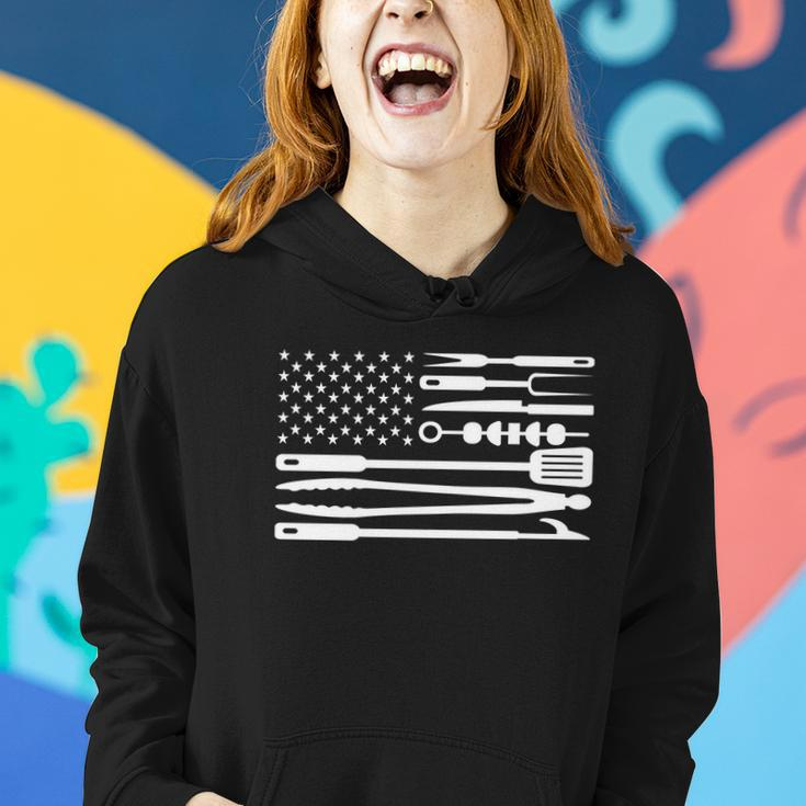 Bbq Tools American Flag Women Hoodie Gifts for Her