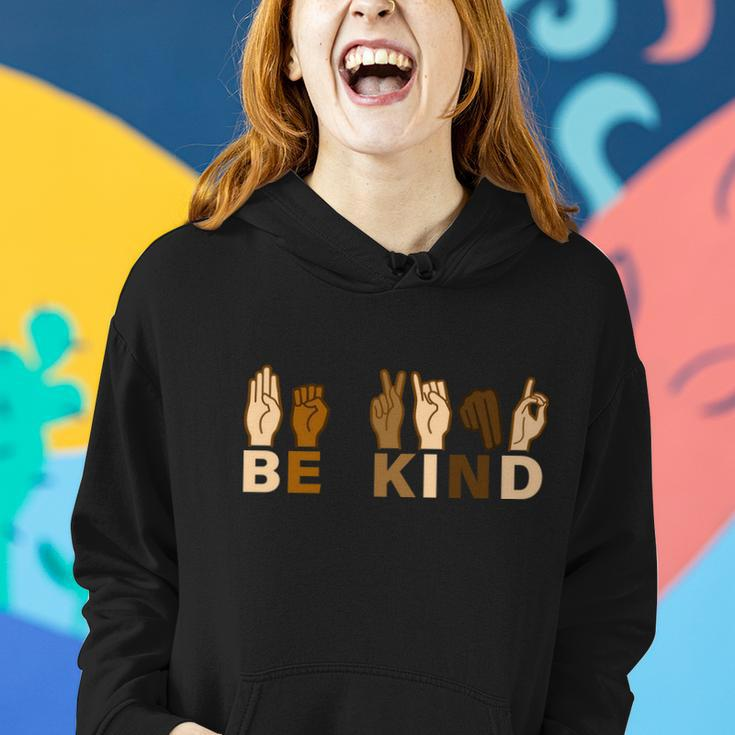 Be Kind Sign Language Tshirt Women Hoodie Gifts for Her