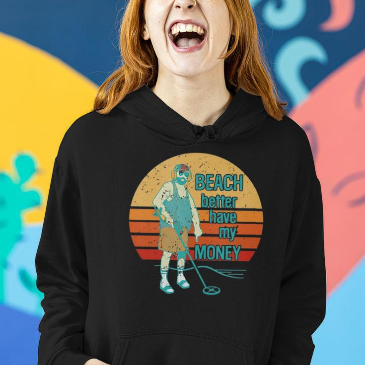 Beach Better Have My Money Retro Sunset Women Hoodie Gifts for Her
