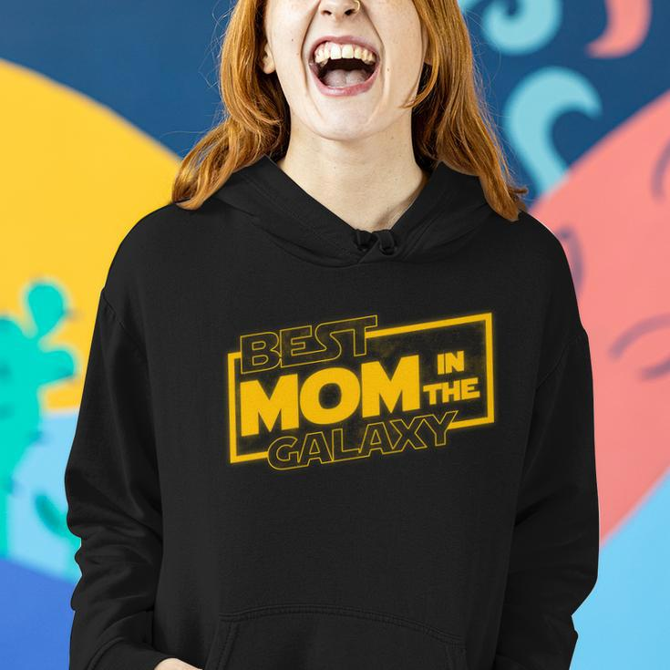 Best Mom In The Galaxy Parody Movie Logo Women Hoodie Gifts for Her
