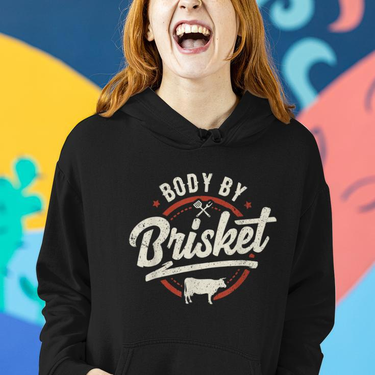 Body By Brisket Backyard Cookout Bbq Grill Women Hoodie Gifts for Her