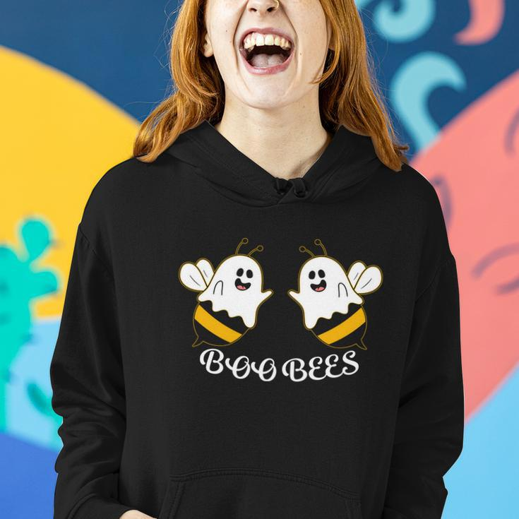 Boo Bees Ghost Halloween Quote Women Hoodie Gifts for Her