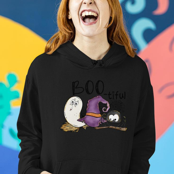 Boo Tiful Funny Halloween Quote V3 Women Hoodie Gifts for Her