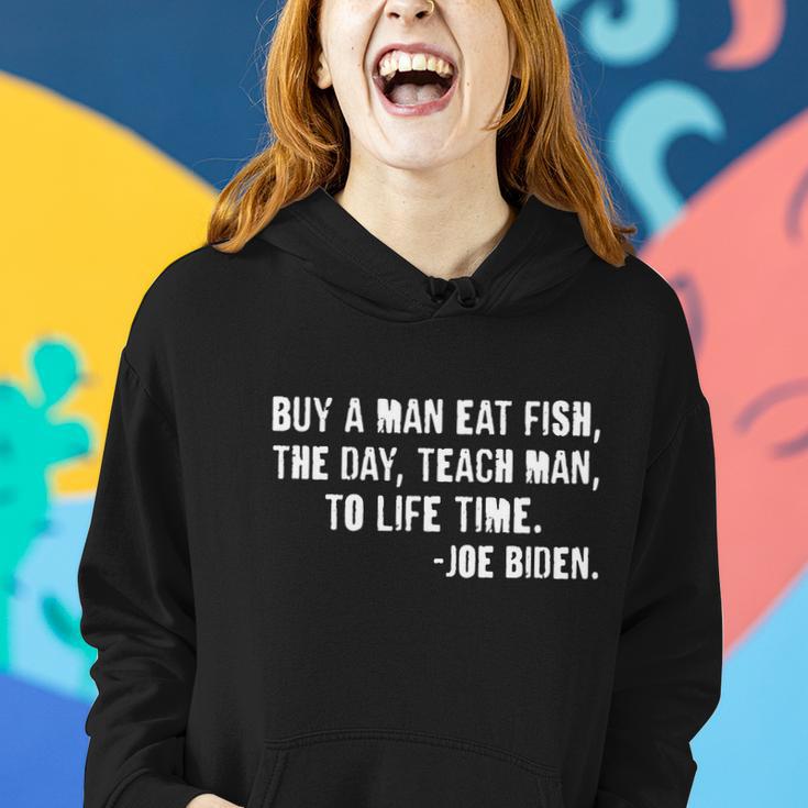 Buy A Man Eat Fish Joe Biden Tshirt Women Hoodie Gifts for Her