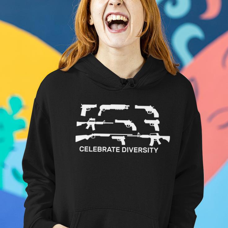 Celebrate Diversity Guns Women Hoodie Gifts for Her