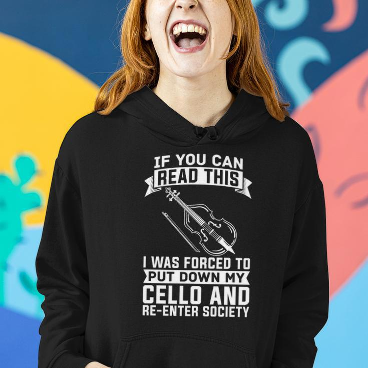 Cello Musician &8211 Orchestra Classical Music Cellist Women Hoodie Gifts for Her