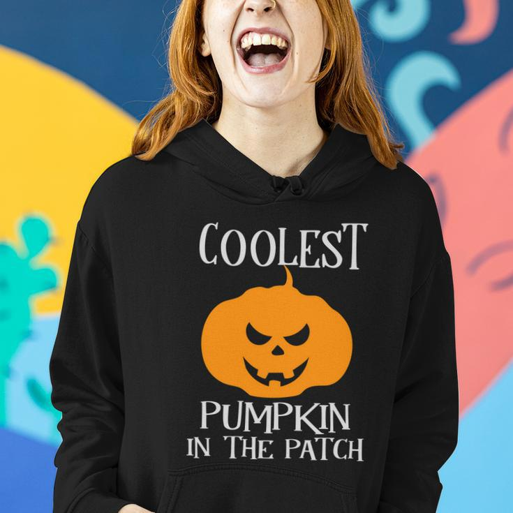 Coolest Pumpkin In The Patch Halloween Quote V2 Women Hoodie Gifts for Her