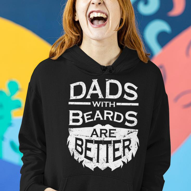Dads With Beards Are Better Women Hoodie Gifts for Her