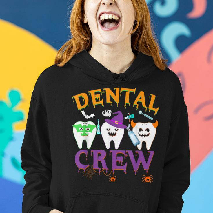 Dental Boo Crew Halloween Funny Dentist Assistant Women Hoodie Gifts for Her