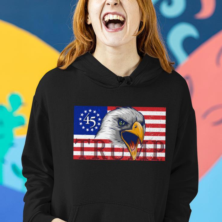 Donald Trump Eagle Betsy Ross Flag Tshirt Women Hoodie Gifts for Her