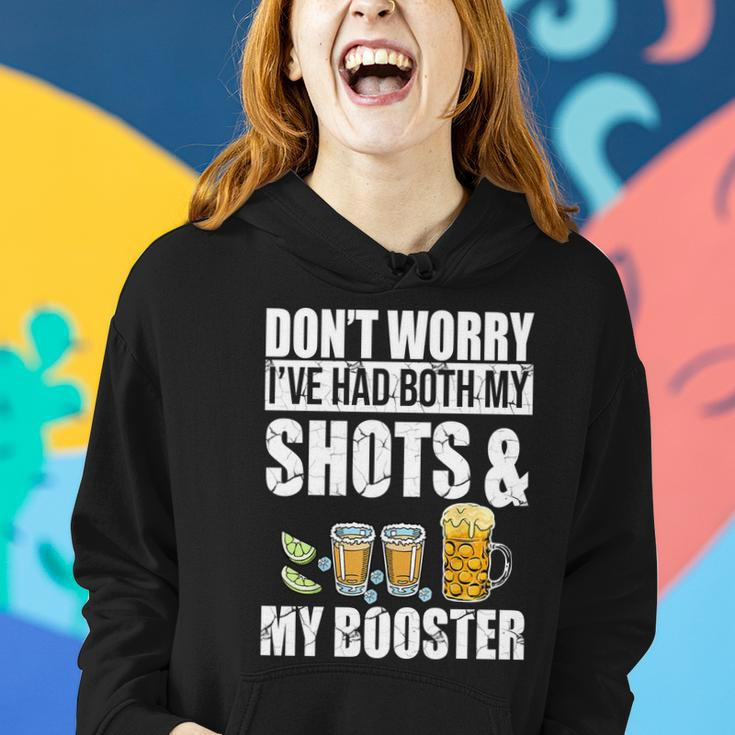 Dont Worry Had Both My Shots And Booster Funny Women Hoodie Gifts for Her