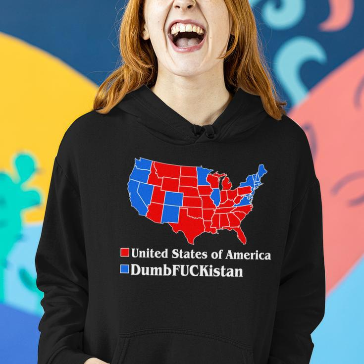 Dumbfuckistan Vs United States Of America Election Map Republicans Tshirt Women Hoodie Gifts for Her