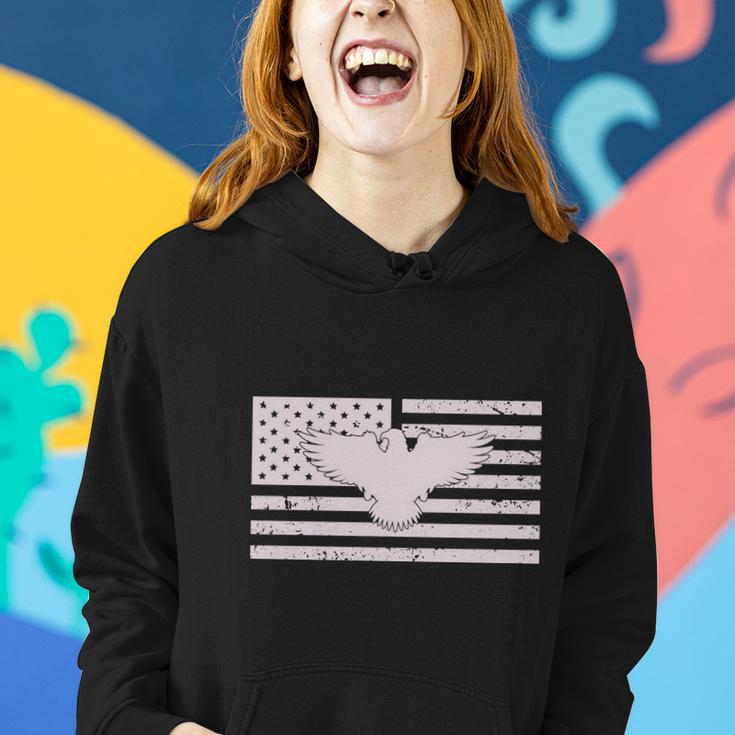 Eagle Graphic 4Th Of July American Independence Day Flag Plus Size Women Hoodie Gifts for Her