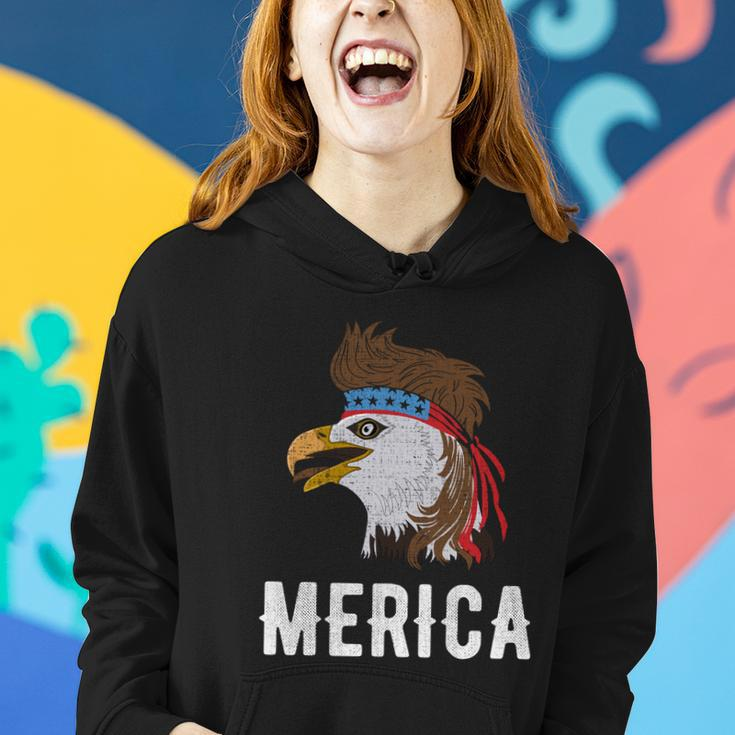 Eagle Mullet 4Th Of July Usa Patriot Merica Cool Gift Women Hoodie Gifts for Her